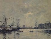 Eugene Boudin The Port Le Havre china oil painting artist